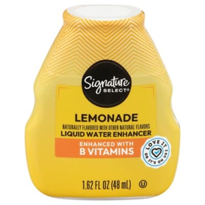 Signature Select Liquid Water Enhancer Lemonade