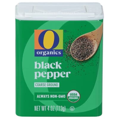 O Orgnc Coarse Ground Black Pepper