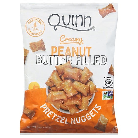 Is it Sesame Free? Quinn Creamy Peanut Butter Filled Pretzel Nuggets