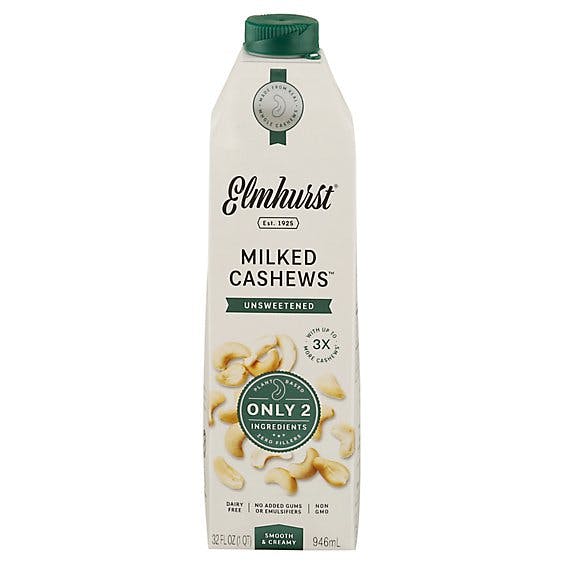 Is it Shellfish Free? Elmhurst Unsweetened Cashew Milk