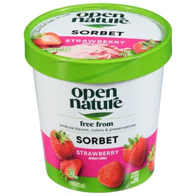Open Nature Sorbet Strawberry