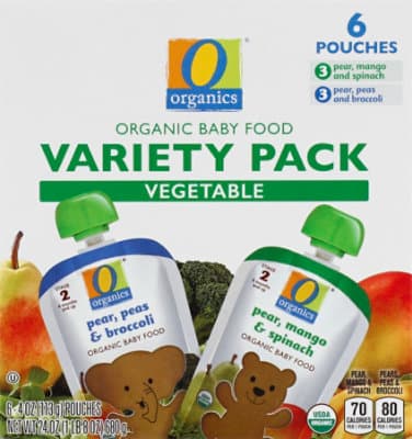 O Organics Baby Fd Vegetable Variety Pk Pouch