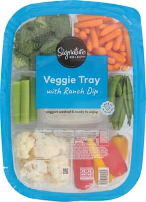 Signature Farms Veggie Tray With Ranch Dip