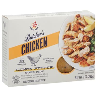 Roli Roti Butcher'S Chicken, Sous Vide, Lemon Pepper