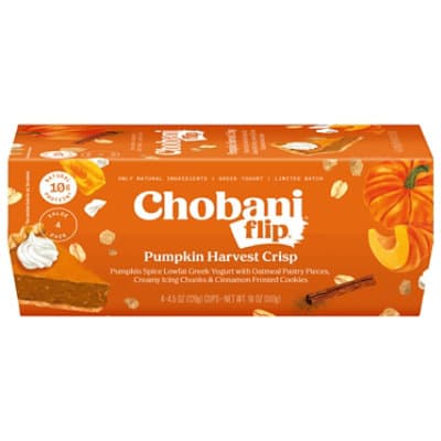 Chobani Flip Low-Fat Limited Batch Autumn Harvest Crisp Greek Yogurt