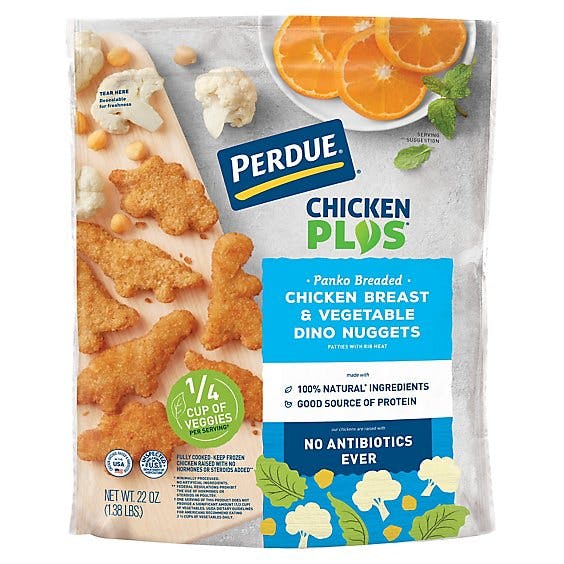 Is it Gelatin free? Perdue Chicken Plus Chicken Breast Vegetable Dino Nuggets