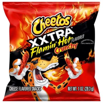 Cheetos Crunchy Cheese Flavored Snacks Plastic Bag