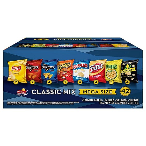 Is it Gelatin free? Frito-lay Classic Mix Snacks Variety
