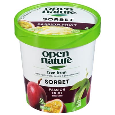 Open Nature Sorbet Passion Fruit