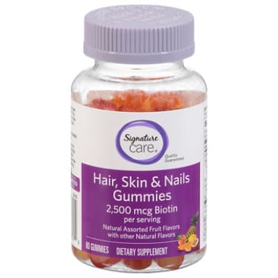 Signature Care Gummies Hair Skin & Nails 2500 Mcg