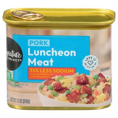 Signature Select Luncheon Meat Pork 25% Less Sodium
