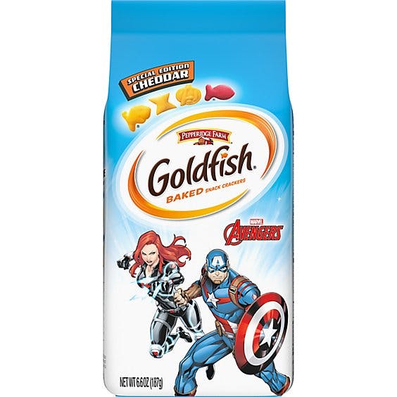 Is it Wheat Free? Pepperidge Farm Goldfish Crackers Marvel Avengers Cheddar