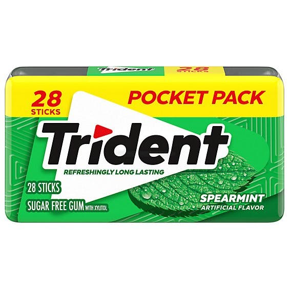 Is it Gelatin free? Trident Spearmint Sugar Free Gum- Pocket