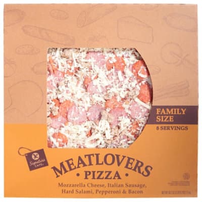 Signature Cafe Pizza Meat Lovers Family Size