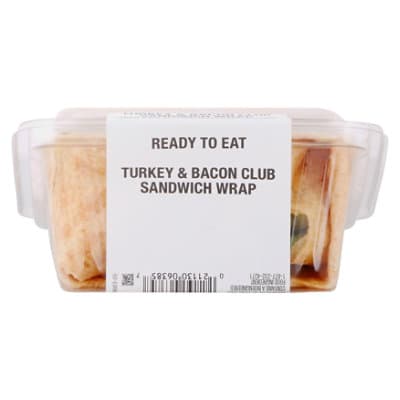 Sandwich Wrap Turkey Club