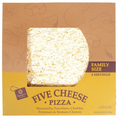 Signature Cafe Pizza Five Cheese Family Size