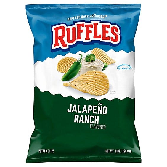 Is it Dairy Free? Ruffles Potato Chips Jalapeno Ranch Flavored