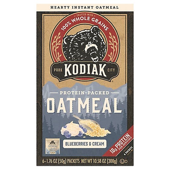 Is it Low FODMAP? Kodiak Cakes Blueberries & Cream Oatmeal