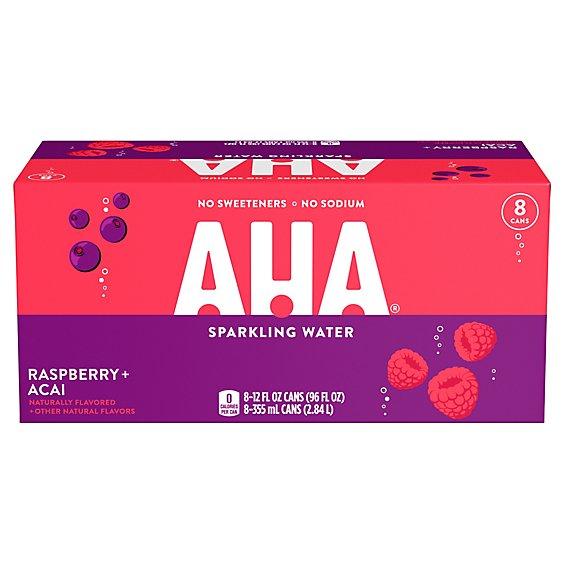 Is it Low FODMAP? Aha Sparkling Water Raspberry + Acai