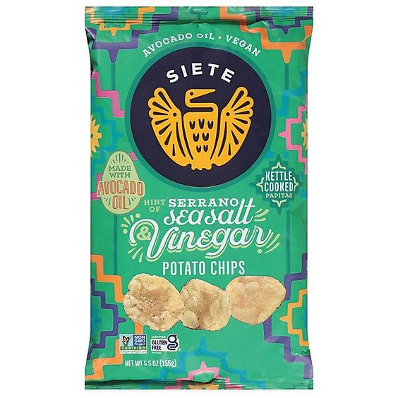 Is it MSG Free? Siete Kettle Cooked Potato Chips Hint Of Serrano Sea Salt & Vinegar