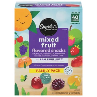 Signature Select Fruit Snacks Mixed Fruit Family