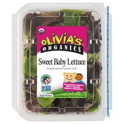 Olivias Organic Sweet Baby Lettuce