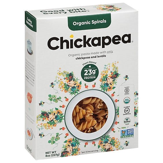 Is it Dairy Free? Chickapea Chickpea & Lentil Pasta, Spirals