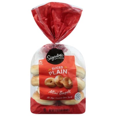Signature Select Bagels Mini