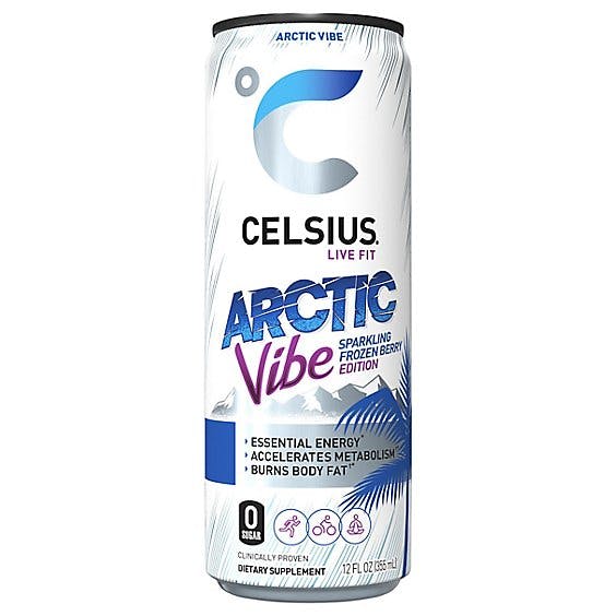 Is it Fish Free? Celsius Sparkling Arctic Vibe Energy Drink Berry Edition