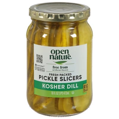 Open Nature Kosher Dill Pickle Slicers