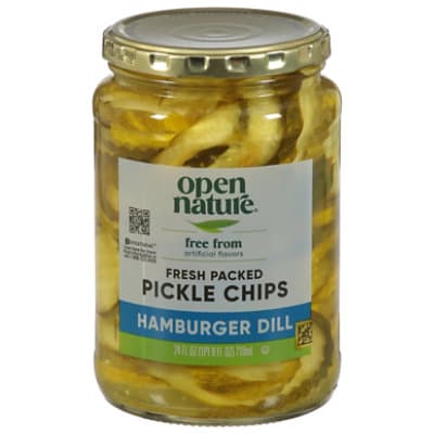Open Nature Hamburger Dill Pickle Chips