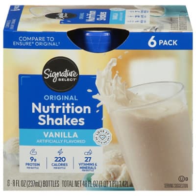 Signature Select Nutrition Shake Vanilla