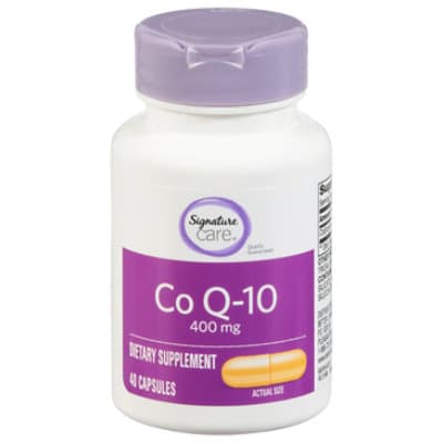 Signature Care Dietary Suppupplement Co Q10 Capsules