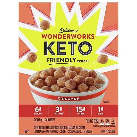 Is it Milk Free? Wonderworks Keto Friendly Cinnamon Cereal