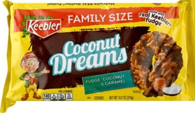 Keebler Coconut Dreams Family Size Cookies