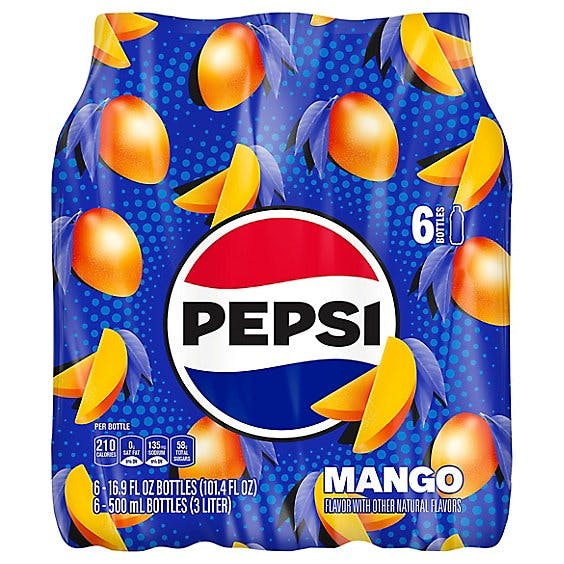 Is it Pescatarian? Pepsi Cola Mango Soda Pop, Bottles