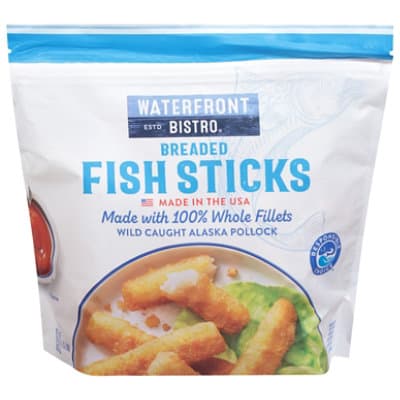 Waterfront Bistro Fish Sticks Breaded