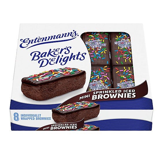 Is it Soy Free? Entenmann's Minis Sprinkled Iced Brownies