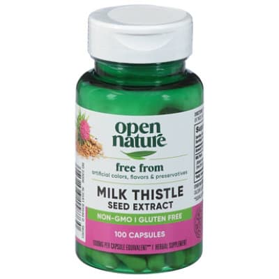 Open Nature Herbal Supplement Milk Thistle