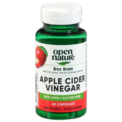 Open Nature Dietary Supplement Apple Cider Vinegar