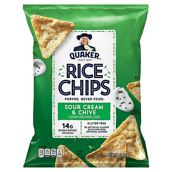 Is it Tree Nut Free? Quaker Rice Chips Sour Cream & Chive