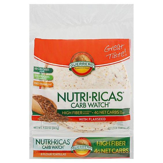 Is it Soy Free? Guerrero Nutri Ricas Carb Watch Flour Tortillas