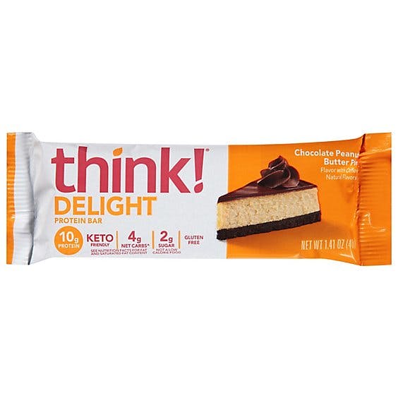 Is it Soy Free? Think! Chocolate Peanut Butter Pie Protein Bar