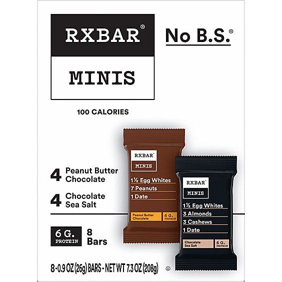 Is it Milk Free? Rxbar Minis Protein Bar 2 Flavors Variety