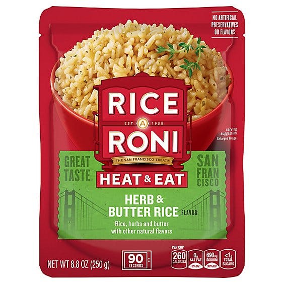 Is it Gluten Free? Rice-a-roni Heat & Eat Herb & Butter Rice Flavor