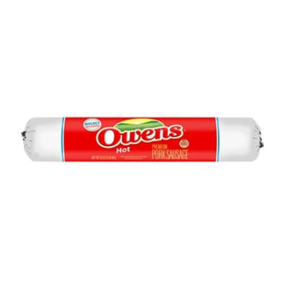 Owens Roll Sausage Hot