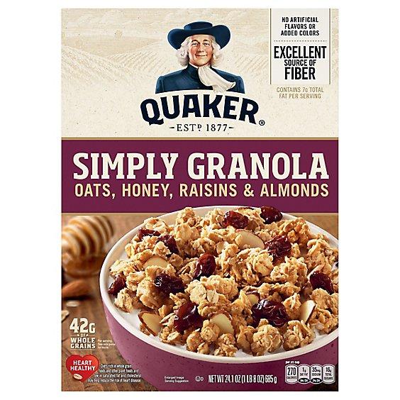 Is it Egg Free? Quaker Simply Granola Oats Honey Raisins