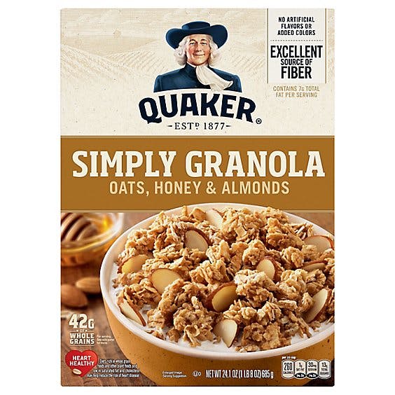 Is it Fish Free? Quaker Simply Granola Oats, Honey & Almonds