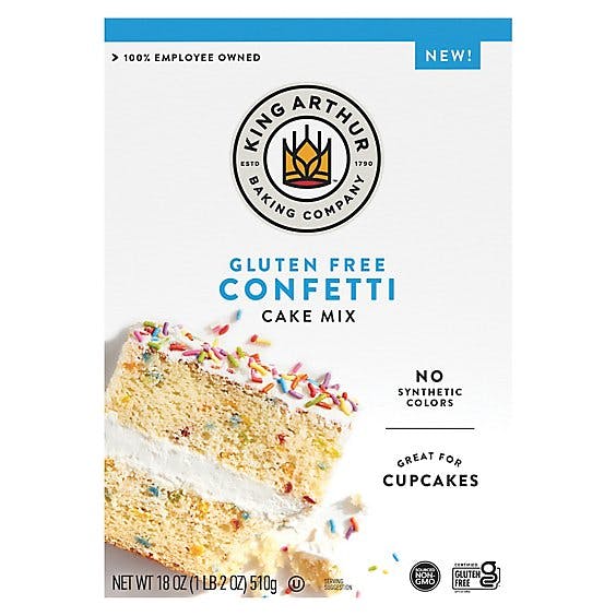 Is it Low FODMAP? King Arthur Baking Company Gluten Free Confetti Cake Mix