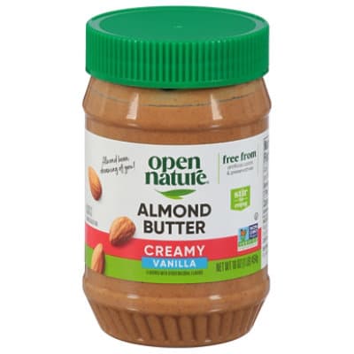 Open Nature Almond Butter Creamy Vanilla